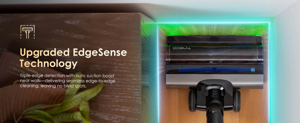 EdgeSense edge cleaning technology