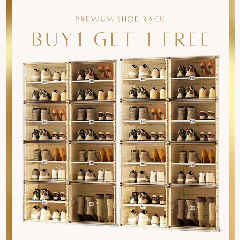 Premium folding shoe rack cabinet