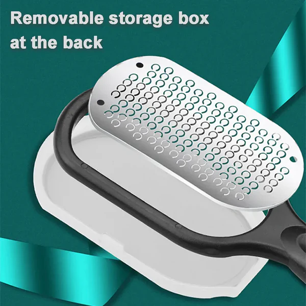 Removable storage box foot file